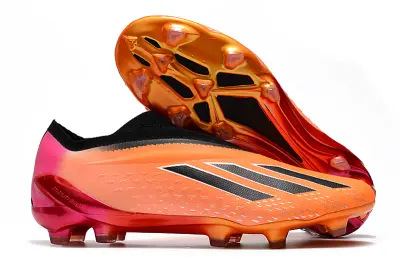 Adidas X Speedportal+ Laceless FG - Orange/Flame Scarlet/Neon Pink