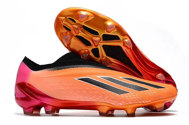 Adidas X Speedportal+ Laceless FG - Orange/Flame Scarlet/Neon Pink