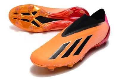 Adidas X Speedportal+ Laceless FG - Orange/Flame Scarlet/Neon Pink