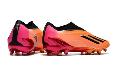Adidas X Speedportal+ Laceless FG - Orange/Flame Scarlet/Neon Pink
