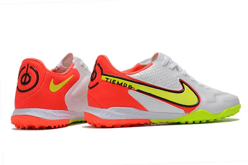 Nike Tiempo Legend 9 Pro TF - White/Neon Yellow/Fiery Red