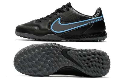 Nike Tiempo Legend 9 Pro TF - Black/Cool Blue/Graphite Grey