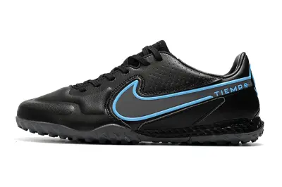 Nike Tiempo Legend 9 Pro TF - Black/Cool Blue/Graphite Grey