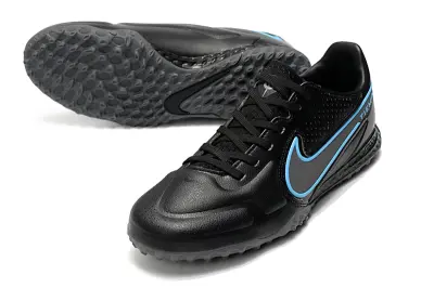 Nike Tiempo Legend 9 Pro TF - Black/Cool Blue/Graphite Grey