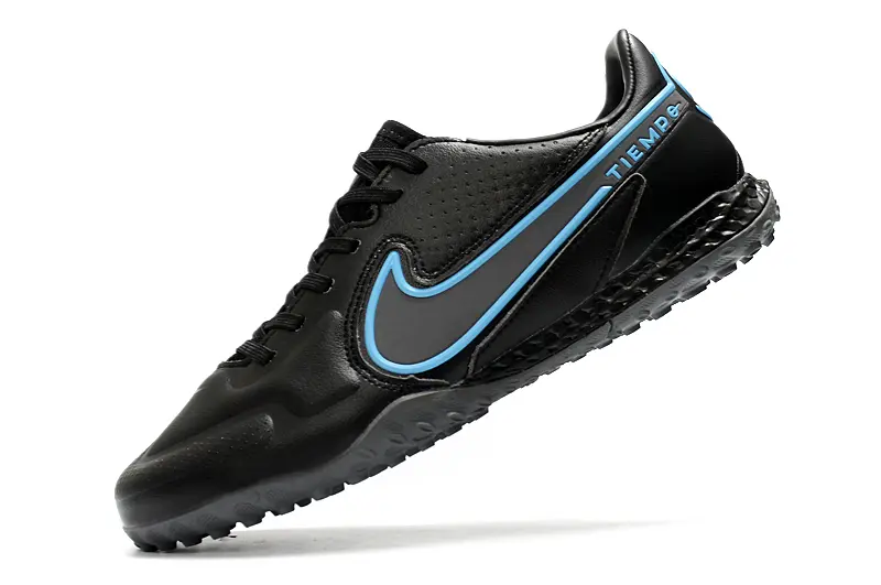 Nike Tiempo Legend 9 Pro TF - Black/Cool Blue/Graphite Grey