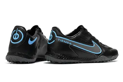 Nike Tiempo Legend 9 Pro TF - Black/Cool Blue/Graphite Grey