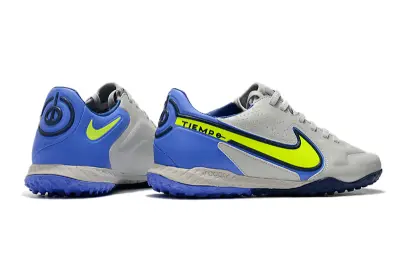 Nike Tiempo Legend 9 Pro TF - Gray/Electric Yellow/Navy Blue