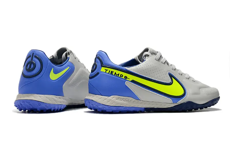 Nike Tiempo Legend 9 Pro TF - Gray/Electric Yellow/Navy Blue
