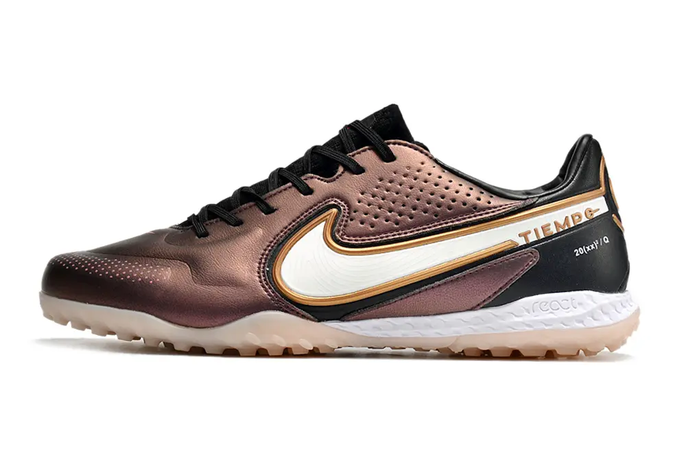 Nike Tiempo Legend 9 Pro TF - Brown/Metallic Rose/Bright White