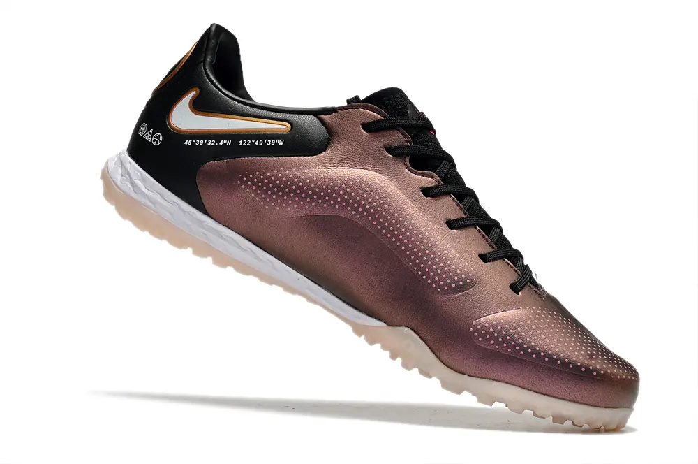 Nike Tiempo Legend 9 Pro TF - Brown/Metallic Rose/Bright White