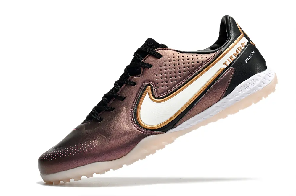 Nike Tiempo Legend 9 Pro TF - Brown/Metallic Rose/Bright White
