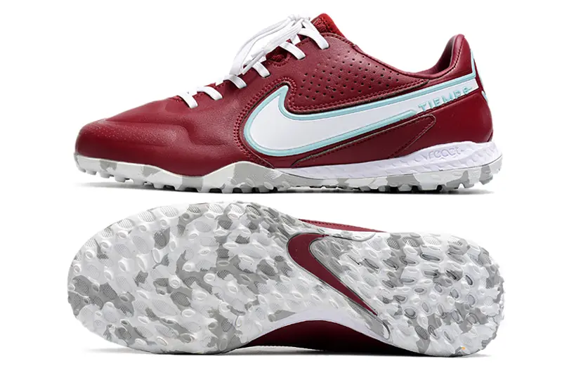 Nike Tiempo Legend 9 Pro TF - Maroon/Team Red/Glacier Blue