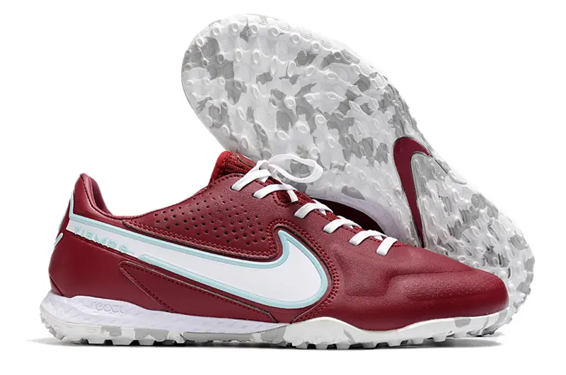 Nike Tiempo Legend 9 Pro TF - Maroon/Team Red/Glacier Blue