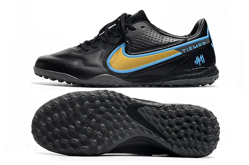 Nike Tiempo Legend 9 Pro TF - Black/Gold/Blue