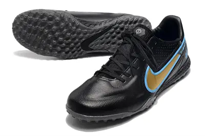 Nike Tiempo Legend 9 Pro TF - Black/Gold/Blue