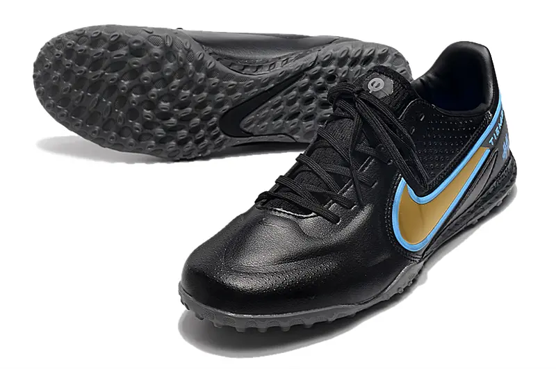 Nike Tiempo Legend 9 Pro TF - Black/Gold/Blue