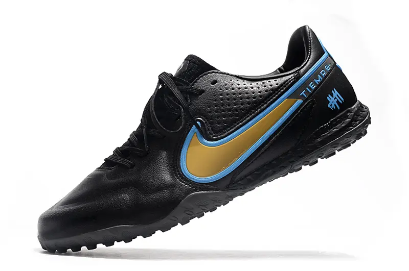 Nike Tiempo Legend 9 Pro TF - Black/Gold/Blue