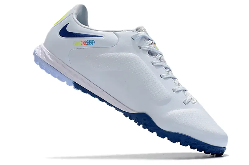 Nike Tiempo Legend 9 Pro TF - White/Luminous Yellow/Navy Blue