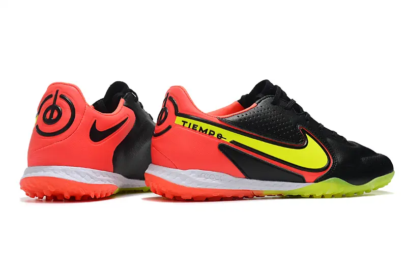 Nike Tiempo Legend 9 Pro TF - Black/Neon Yellow/Flash Red