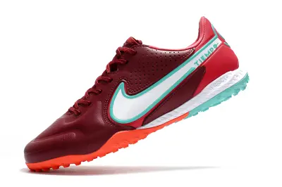 Nike Tiempo Legend 9 Pro TF - Maroon/Coral/Teal