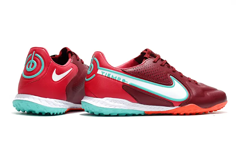 Nike Tiempo Legend 9 Pro TF - Maroon/Coral/Teal