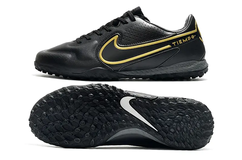 Nike Tiempo Legend 9 Pro IC - Black/Golden Accent/Black Out