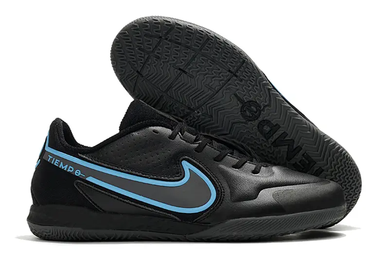 Nike Tiempo Legend 9 Pro IC - Black/Sky Blue/Charcoal Gray