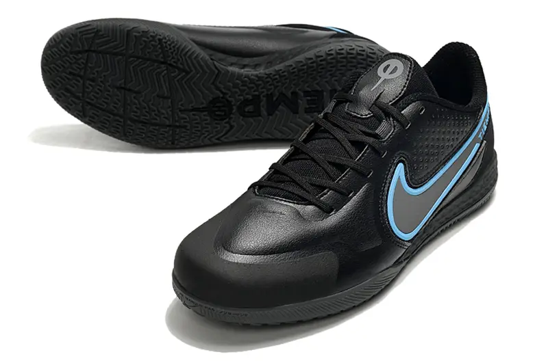 Nike Tiempo Legend 9 Pro IC - Black/Sky Blue/Charcoal Gray