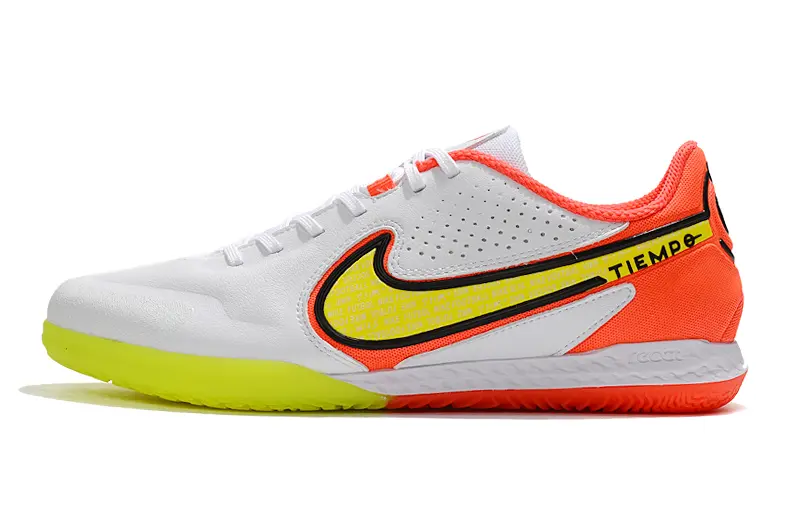 Nike Tiempo Legend 9 Pro IC - White/Electric Orange/Neon Yellow