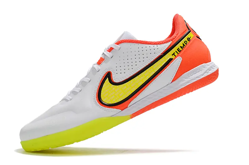 Nike Tiempo Legend 9 Pro IC - White/Electric Orange/Neon Yellow