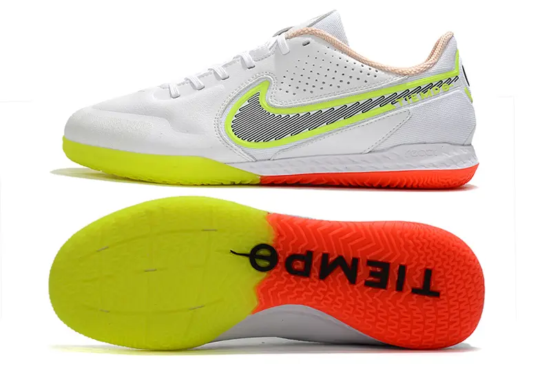 Nike Tiempo Legend 9 Pro IC - White/Electric Yellow/Flame Orange