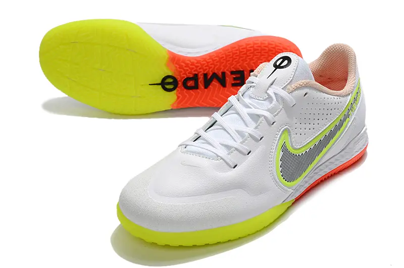 Nike Tiempo Legend 9 Pro IC - White/Electric Yellow/Flame Orange
