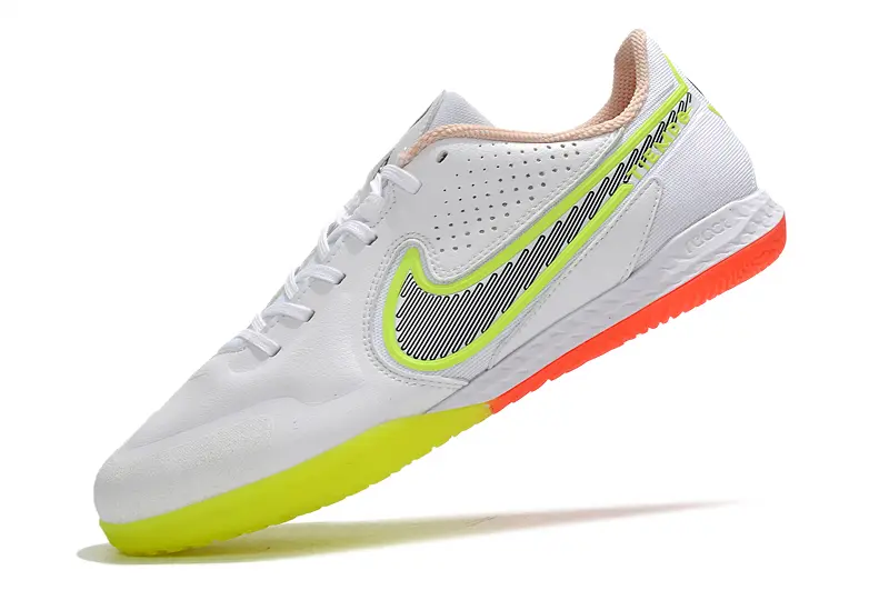 Nike Tiempo Legend 9 Pro IC - White/Electric Yellow/Flame Orange