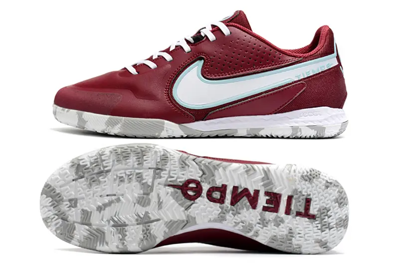 Nike Tiempo Legend 9 Pro IC - Maroon/Cool Blue/White