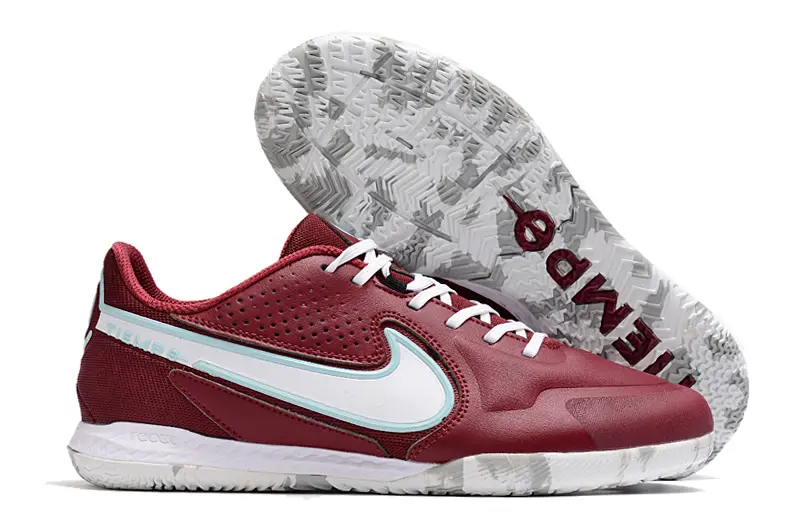 Nike Tiempo Legend 9 Pro IC - Maroon/Cool Blue/White