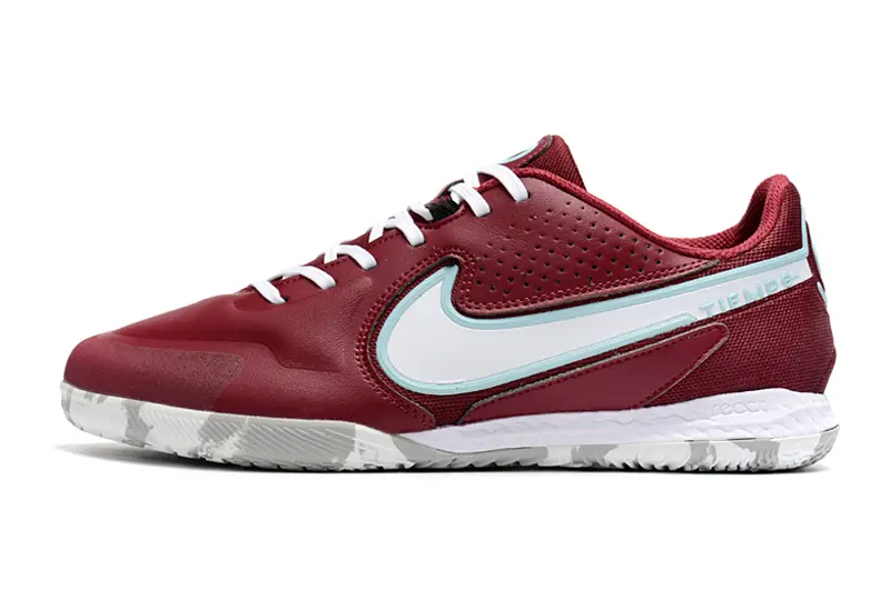 Nike Tiempo Legend 9 Pro IC - Maroon/Cool Blue/White