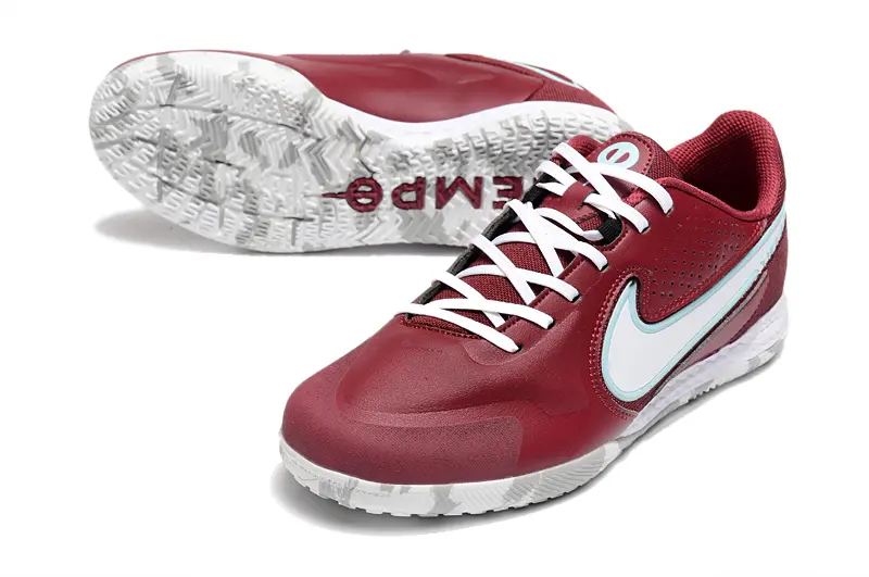 Nike Tiempo Legend 9 Pro IC - Maroon/Cool Blue/White