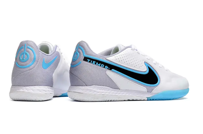 Nike Tiempo Legend 9 Pro IC - White/Sky Blue/Charcoal Gray