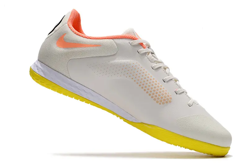 Nike Tiempo Legend 9 Pro IC - White/Vibrant Yellow/Coral Pink