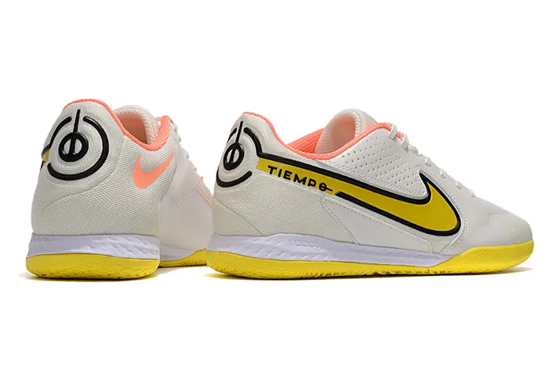 Nike Tiempo Legend 9 Pro IC - White/Vibrant Yellow/Coral Pink