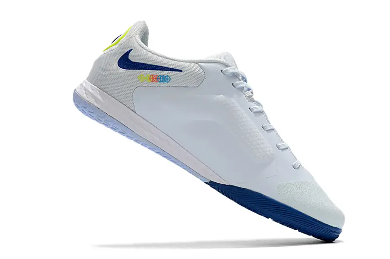 Nike Tiempo Legend 9 Pro IC - White/Electric Blue/Luminous Yellow