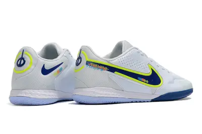 Nike Tiempo Legend 9 Pro IC - White/Electric Blue/Luminous Yellow