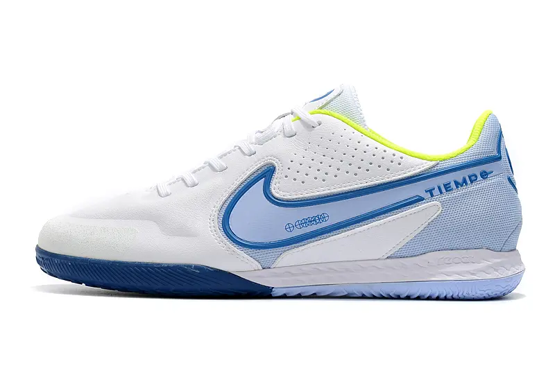 Nike Tiempo Legend 9 Pro IC - White/Sky Blue/Lime Green