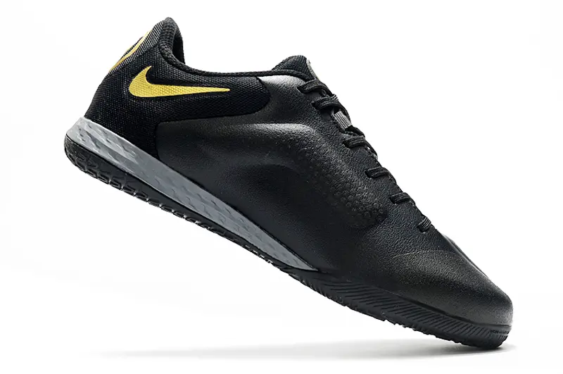 Nike Tiempo Legend 9 Pro IC - Black/Gold Accent/Charcoal Sole