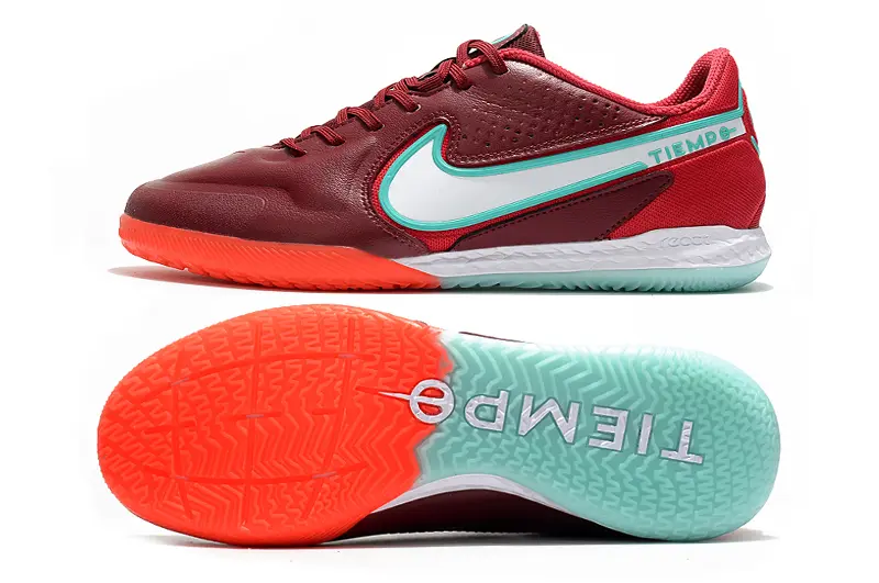 Nike Tiempo Legend 9 Pro IC - Red/Coral Red/Turquoise Blue