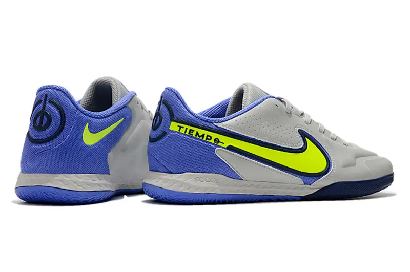 Nike Tiempo Legend 9 Pro IC - Gray/Vivid Green/Navy Blue