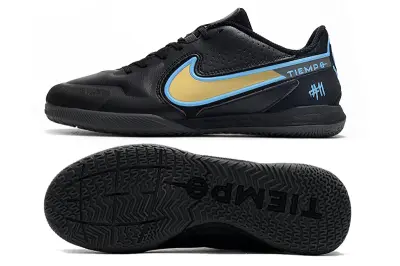 Nike Tiempo Legend 9 Pro IC - Black/Gold/Blue