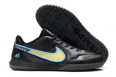 Nike Tiempo Legend 9 Pro IC - Black/Gold/Blue