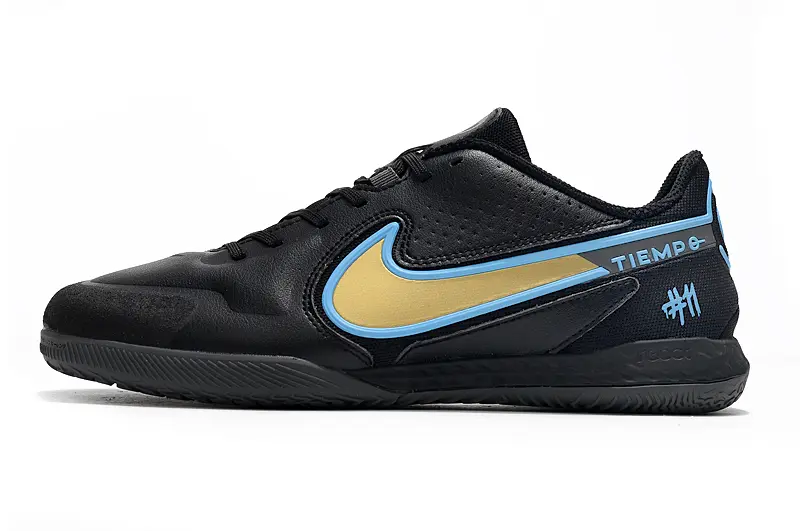 Nike Tiempo Legend 9 Pro IC - Black/Gold/Blue