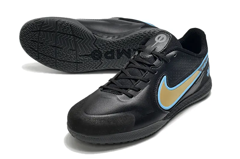 Nike Tiempo Legend 9 Pro IC - Black/Gold/Blue